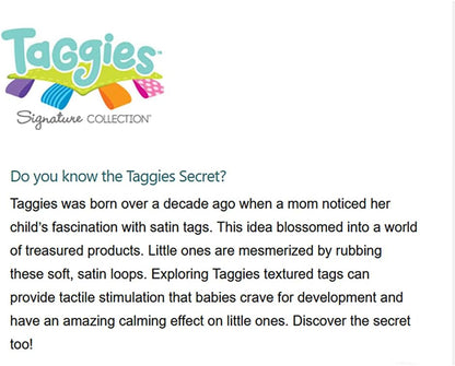 Taggies Soft Ring Baby Rattle, 15-Centimetres, Flora Fawn