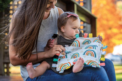 Taggies Original Blanket, 30 x 30-Centimetres, Rainbow