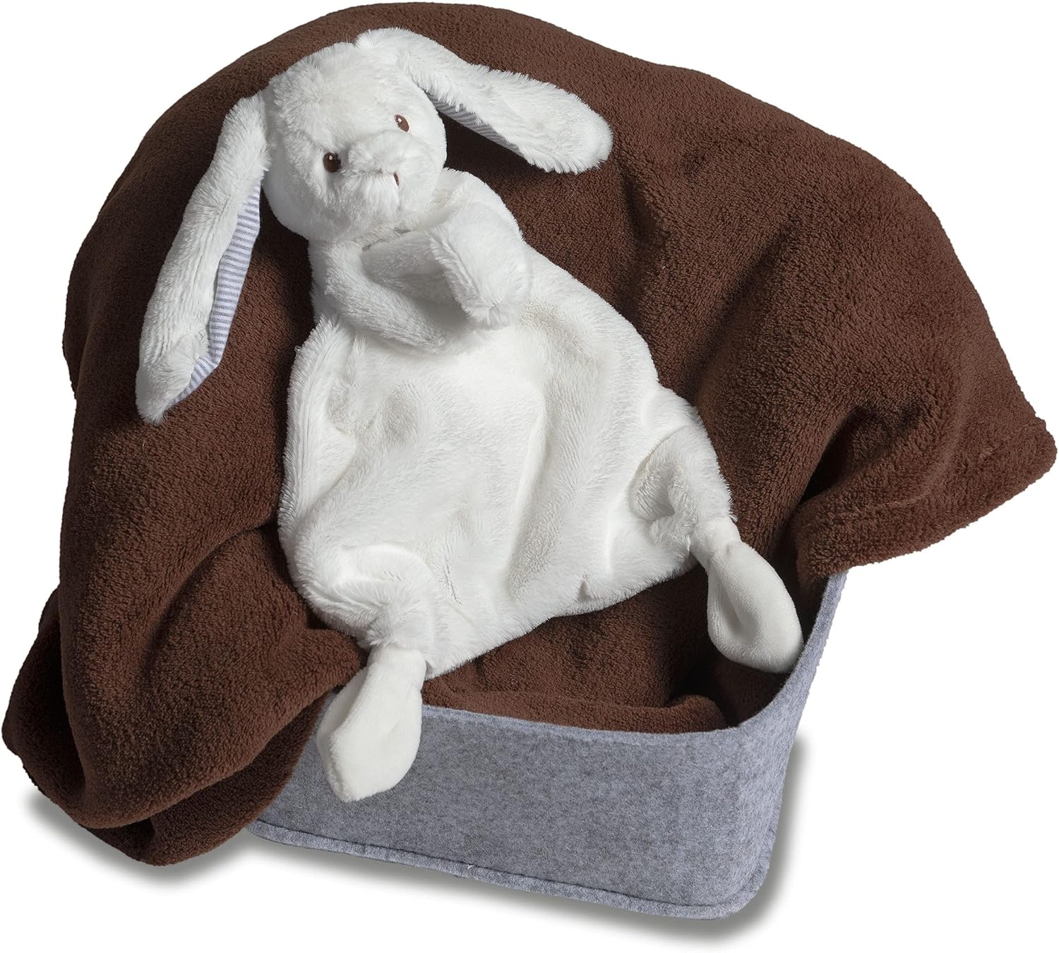 Mary Meyer Lovey Soft Toy, 33-Centimetres, Silky White Bunny