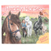 Depesche 13586 Create Your Happy Horses - stickerboek met 24 achtergrondpagina's om je eigen paardenwereld te ontwerpen, incl. 6 stickervellen