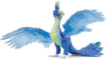 SCHLEICH BAYALA | Magischer Pfau 70794 | detailgetreue Figur mit beweglichen, transparenten Flügeln & Magnet | tolles Geschenk für Mädchen und Jungen | Spielfigur ab 5 Jahren | 18 x 30 x 17 cm
