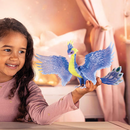 SCHLEICH BAYALA | Magischer Pfau 70794 | detailgetreue Figur mit beweglichen, transparenten Flügeln & Magnet | tolles Geschenk für Mädchen und Jungen | Spielfigur ab 5 Jahren | 18 x 30 x 17 cm