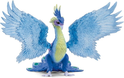 SCHLEICH BAYALA | Magischer Pfau 70794 | detailgetreue Figur mit beweglichen, transparenten Flügeln & Magnet | tolles Geschenk für Mädchen und Jungen | Spielfigur ab 5 Jahren | 18 x 30 x 17 cm