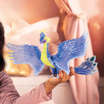 SCHLEICH BAYALA | Magischer Pfau 70794 | detailgetreue Figur mit beweglichen, transparenten Flügeln & Magnet | tolles Geschenk für Mädchen und Jungen | Spielfigur ab 5 Jahren | 18 x 30 x 17 cm