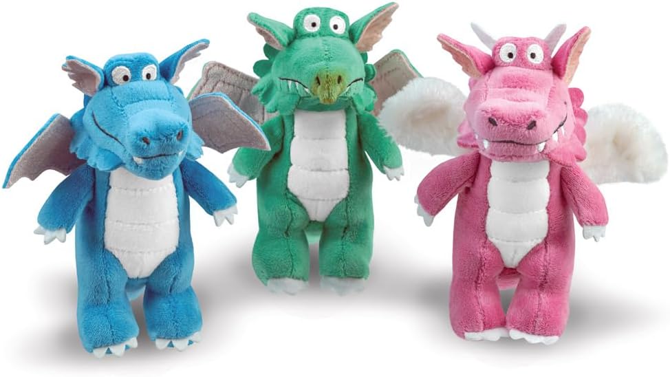 Aurora, 61590, Zog's friend Blue Dragon 6In, Soft Toy, Blue