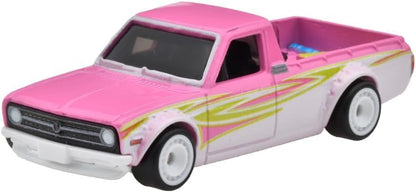 Hot Wheels  Premium Car Culture  Real Riders 2pack 1975 Datsun Sunny Truck B120  Custom 93 Nissan Nardbody D21 Toys