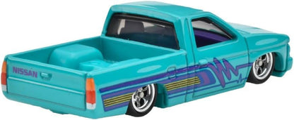 Hot Wheels  Premium Car Culture  Real Riders 2pack 1975 Datsun Sunny Truck B120  Custom 93 Nissan Nardbody D21 Toys