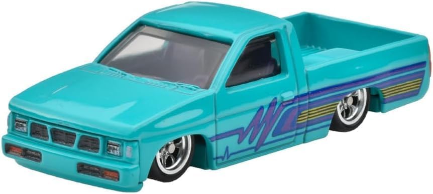 Hot Wheels  Premium Car Culture  Real Riders 2pack 1975 Datsun Sunny Truck B120  Custom 93 Nissan Nardbody D21 Toys