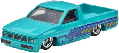 Hot Wheels  Premium Car Culture  Real Riders 2pack 1975 Datsun Sunny Truck B120  Custom 93 Nissan Nardbody D21 Toys