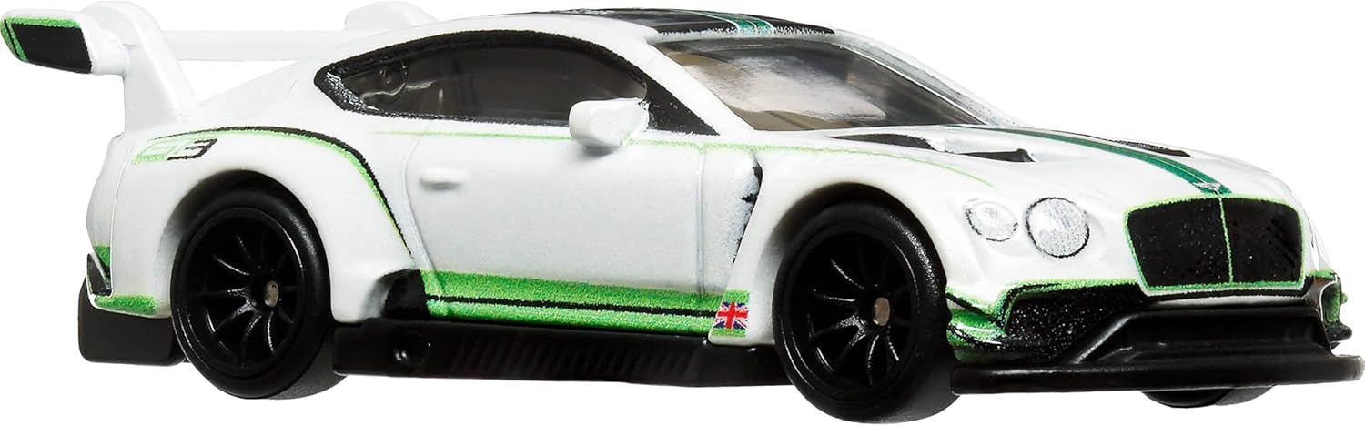 Hot Wheels Premium Bentley Continent, Car Culture Circuit Legends Vehicles for Kids 3 Years Old & Up and Adult fans and Collectors, Premium Collection of Car Culture 1:64 Scale Vehicles, HRV93