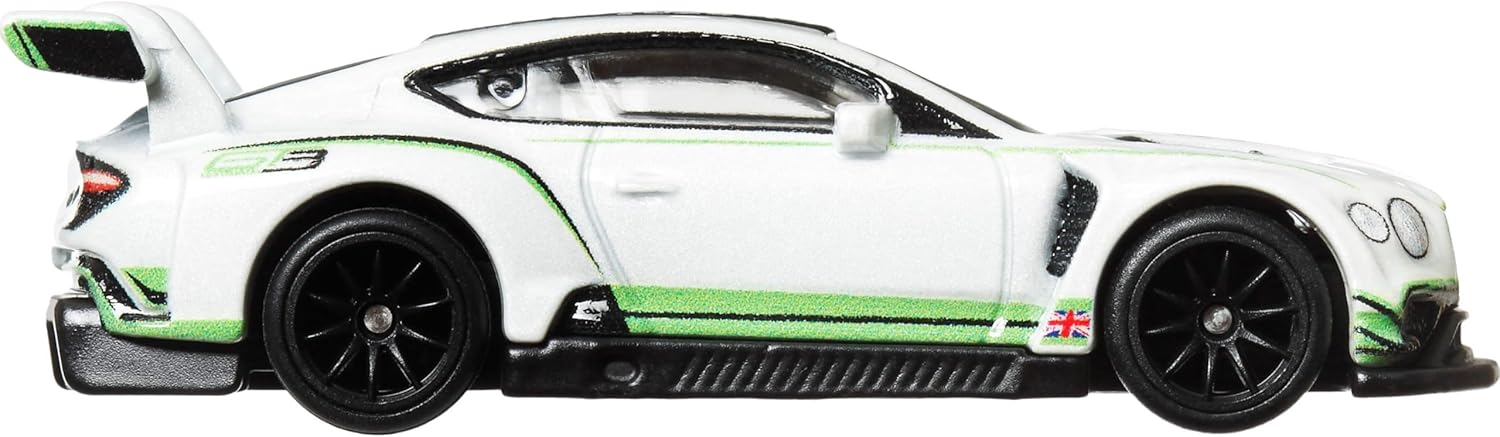 Hot Wheels Premium Bentley Continent, Car Culture Circuit Legends Vehicles for Kids 3 Years Old & Up and Adult fans and Collectors, Premium Collection of Car Culture 1:64 Scale Vehicles, HRV93