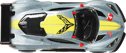 Hot Wheels Premium Car Culture Collectible Toy Car, 1:64 Scale Die-Cast Corvette C8 R, Race Day Vehicle with Real Riders Tires