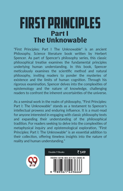 First PrinciplesPart I.-The Unknowable (Edition2023