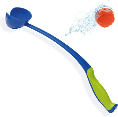 SES Creative 02318 Splash Waterbalwerper, herbruikbare waterballonnen tot 25 meter, herbruikbaar, waterspeelgoed, voor kinderen vanaf 3 jaar