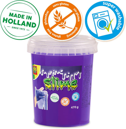 SES Creative 15034 Slime-Paars Glitter 470gr