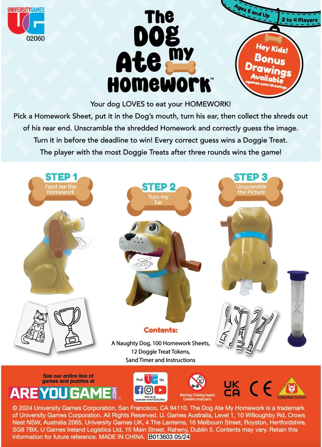 University Games The Dog Ate My Homework Game