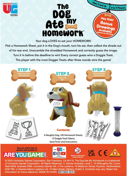 University Games The Dog Ate My Homework Game