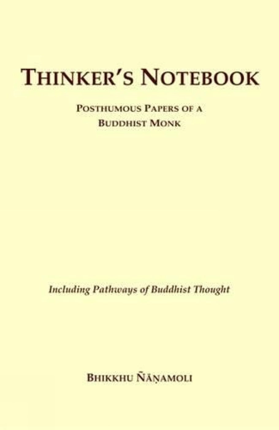 Thinker's Notebook
