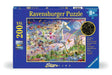 Children's puzzle 200 XXL Teile - Leuchtendes Schmetterlingseinhorn