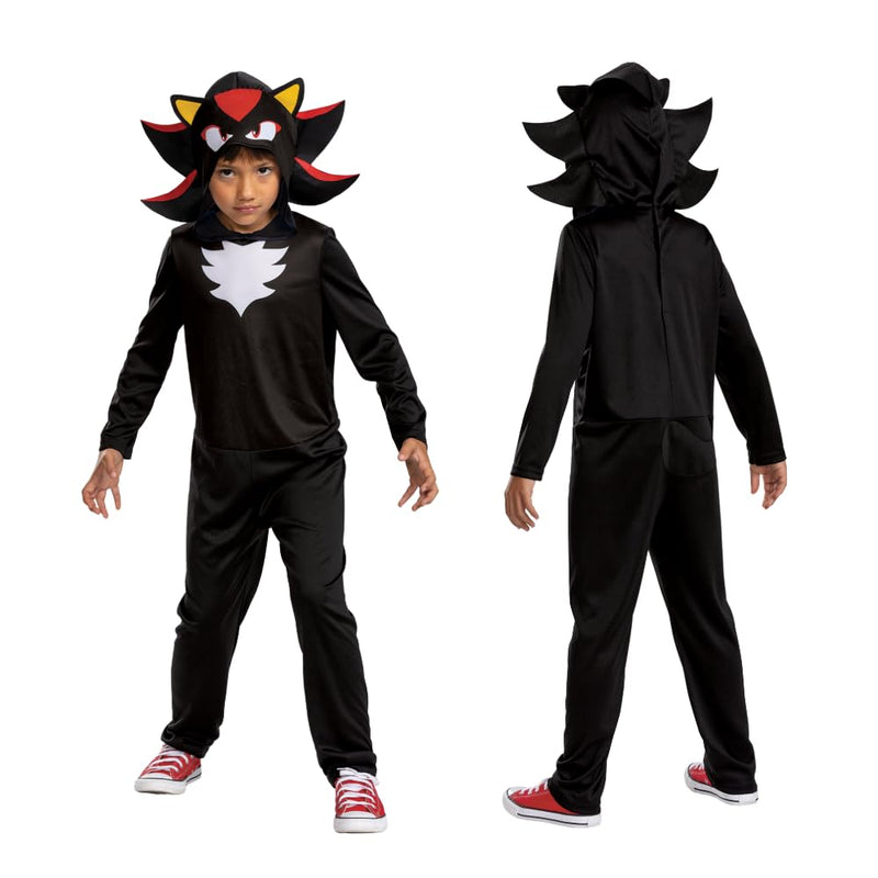 Sonic 3 162009M-20L-6 Shadow Movie Hood Fancy Dress, T2