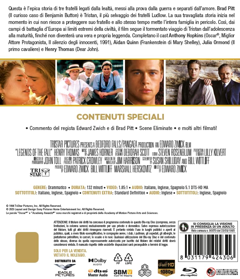 Vento Di Passioni ``Film Da Oscar``