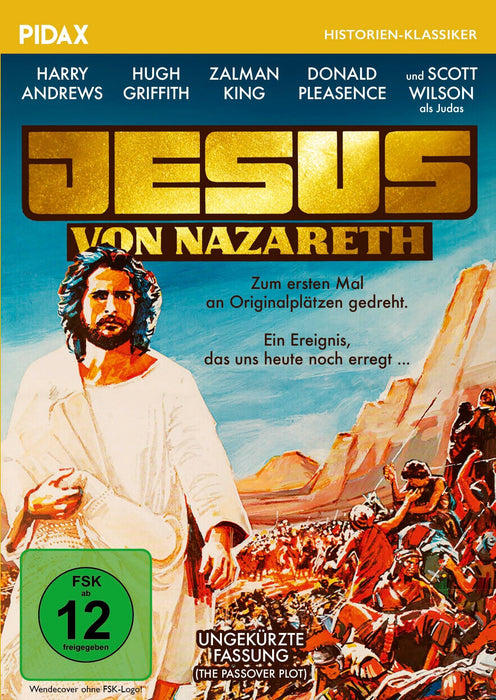 Jesus von Nazareth (Passover Plot) / Erstmals an Originalplätzen gedrehte Verfilmung der Bibelgeschichte (Pidax Historien-Klassiker