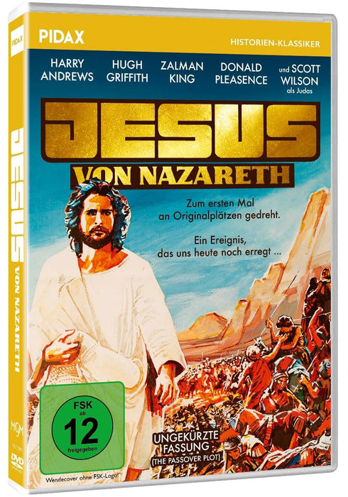 Jesus von Nazareth (Passover Plot) / Erstmals an Originalplätzen gedrehte Verfilmung der Bibelgeschichte (Pidax Historien-Klassiker