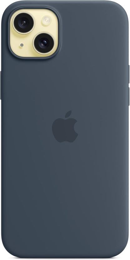Apple - Back Cover For Mobile Phone - Magsafe Compatibility - Silicone - Storm Blue - For Iphone 14