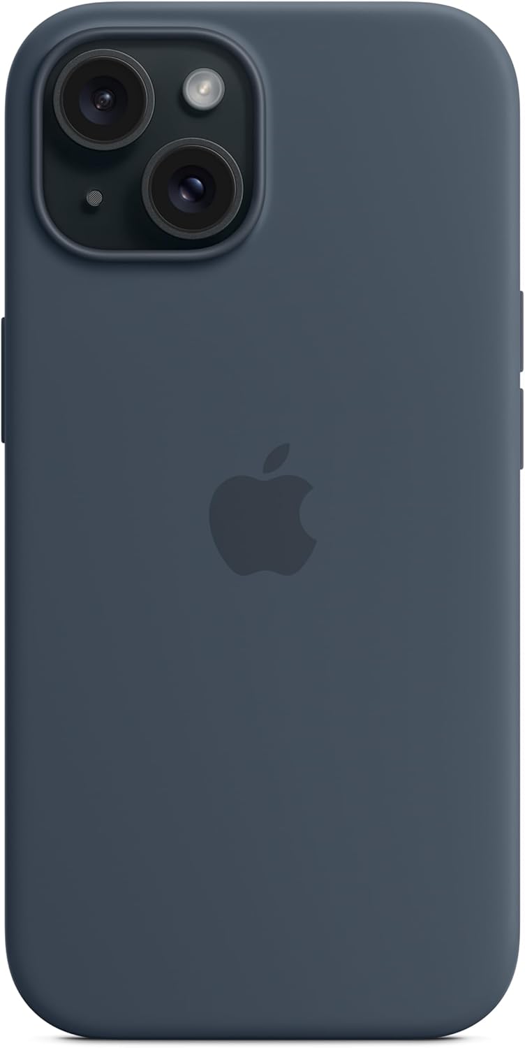Apple - Back Cover For Mobile Phone - Magsafe Compatibility - Silicone - Storm Blue - For Iphone 14