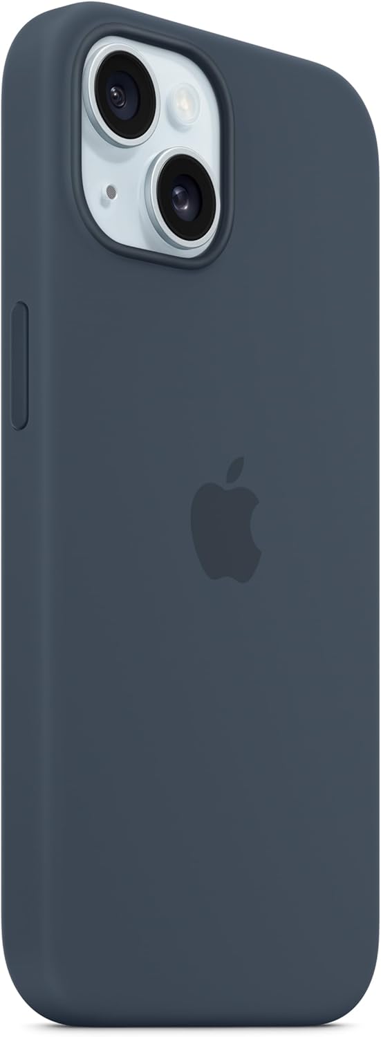 Apple - Back Cover For Mobile Phone - Magsafe Compatibility - Silicone - Storm Blue - For Iphone 14