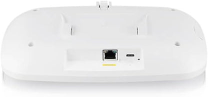 Zyxel WiFi 7 BE6500 Wireless Access Point Dual-Radio | Alimentazione PoE+ o USB Type C (non inclusa) | Gestione Cloud, App o Diretta