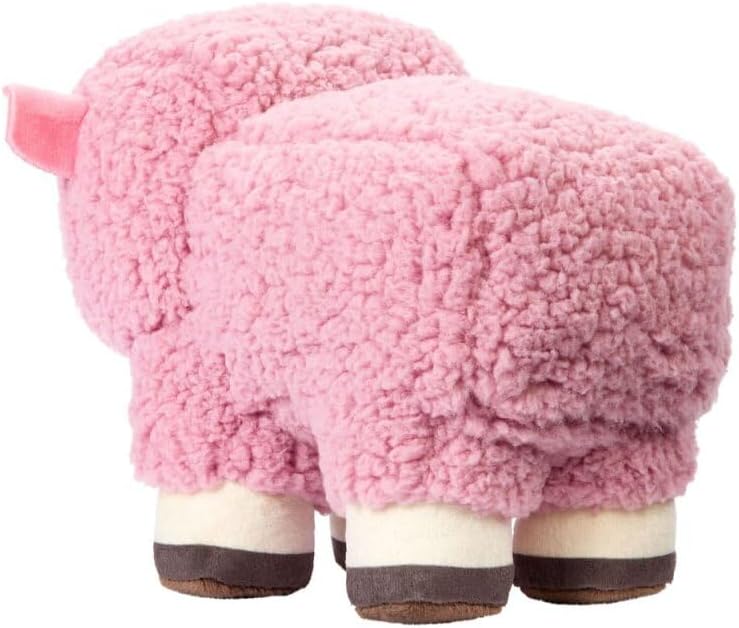 Minecraft Basic Plush Pink Sheep, 8-inch Collectible Soft Doll Inspired by The Movie Inspired by The Video Game