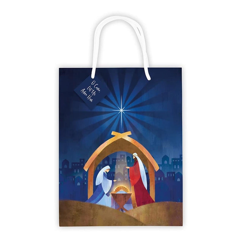 Living Grace Let Us Adore Him Gift Bag - 12/pk (J6511