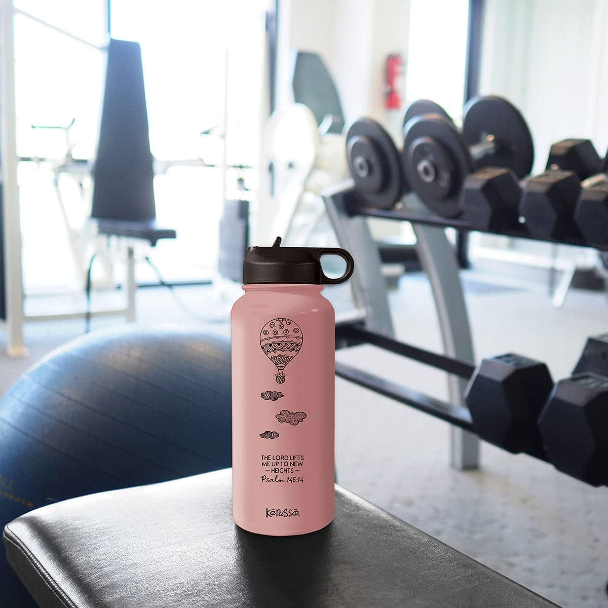 The Lord Lifts Me Up, Stainless Steel Water Bottle