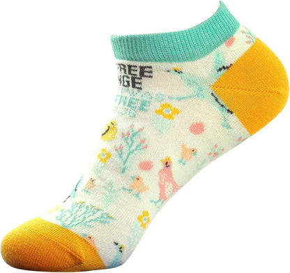 Kerusso Adult Ankle Socks - Free Range - Cream - One Size Fits Most, Cream, One size