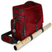 ENHANCE Collector's Edition RPG Adventurer's DND Bag - Dragon Hide Exterior Travel RPG Bag with Tabletop Miniatures Storage Vault, Mat Holder, DND Dice & Token Pockets, Fits 4-8 Books (Dragon Red)
