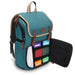 ENHANCE Full-Size Trading Card Storage Box Backpack for Playing Card Case - Card Binder Space, TCG Deck Box Storage, Playmat Holder - Compatible with Magic The Gathering, YuGiOh, DND (Green)