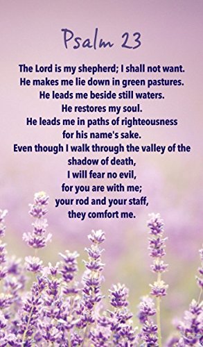 Psalm 23 Prayer Card