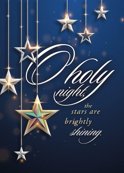 O Holy Night- - Boxed Greeting Cards - Christmas - KJV Scripture - (Box of 12