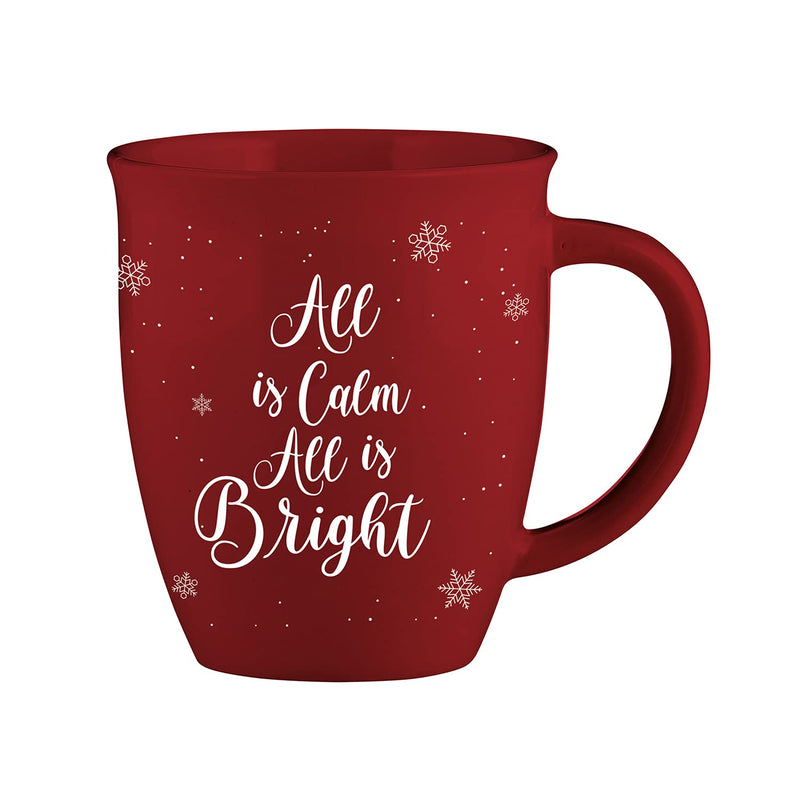 Faithworks Christmas Collection Ceramic Mug, 1 Count (Pack of 1), Red