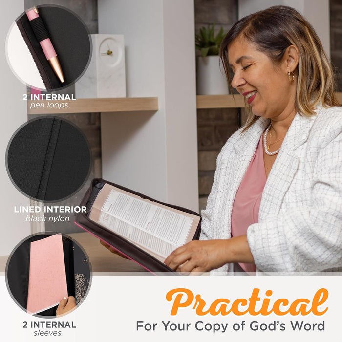 1 Corinthians 13 Pink Bible Case, Extra Large