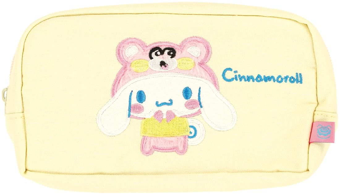 Skater ZPC1-A Cinnamoroll Federmäppchen, Kopfbedeckung, Sanrio, Cinnamoroll, 10 x 18,5 x 8 cm, Cinnamoroll, 縦10×横18.5×マチ8cm