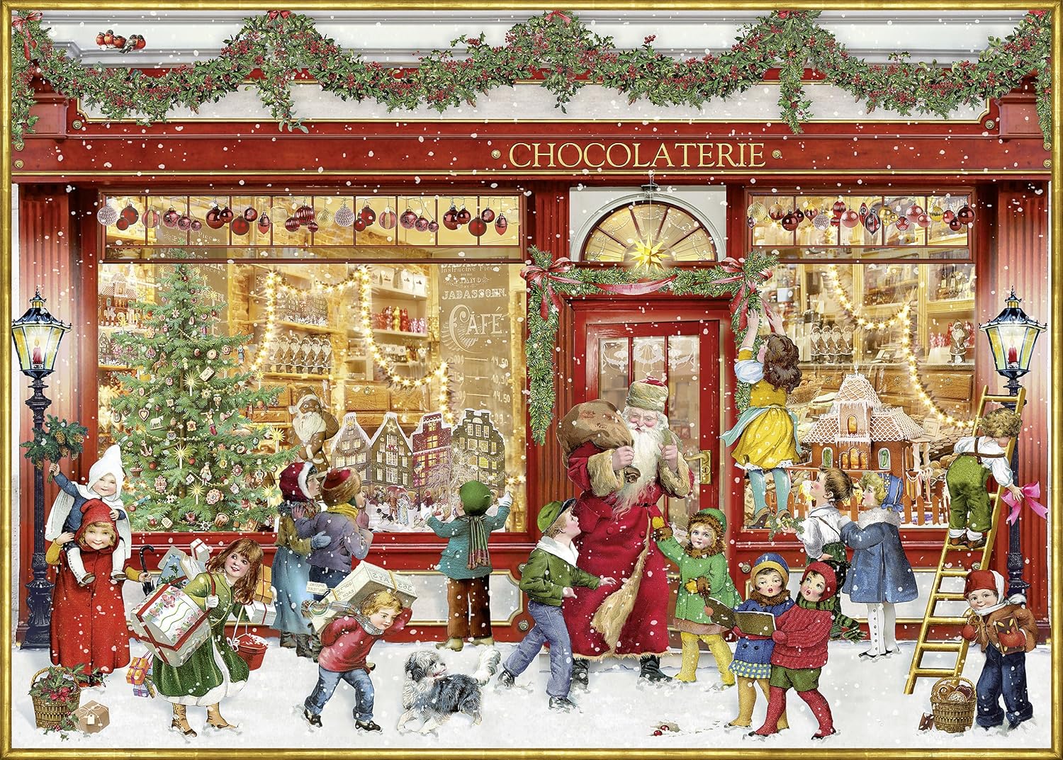 Coppenrath - Traditional Christmas Jigsaw Puzzle - 'The Chocolate Shop' - 1000 Piece