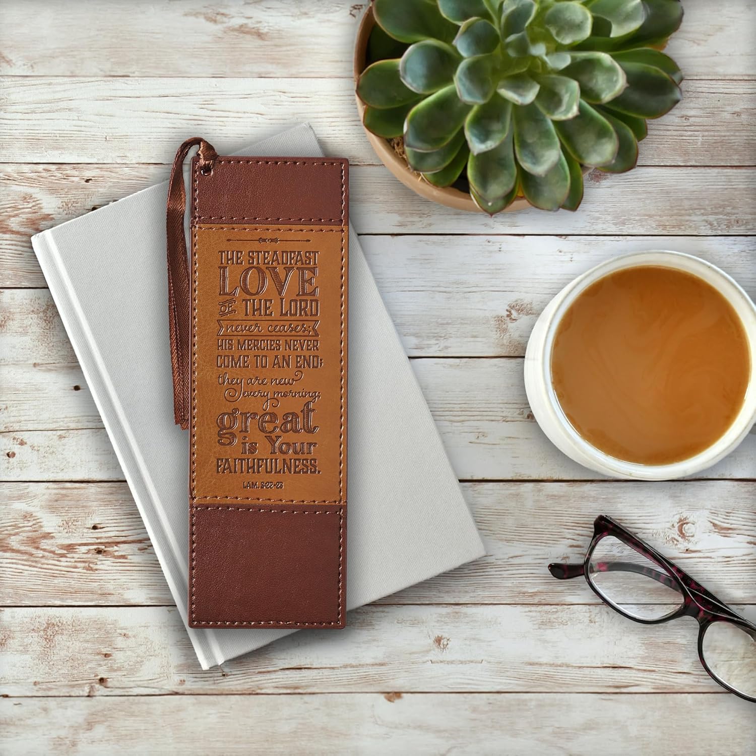 Pagemarker - Brown/Tan Steadfast Love