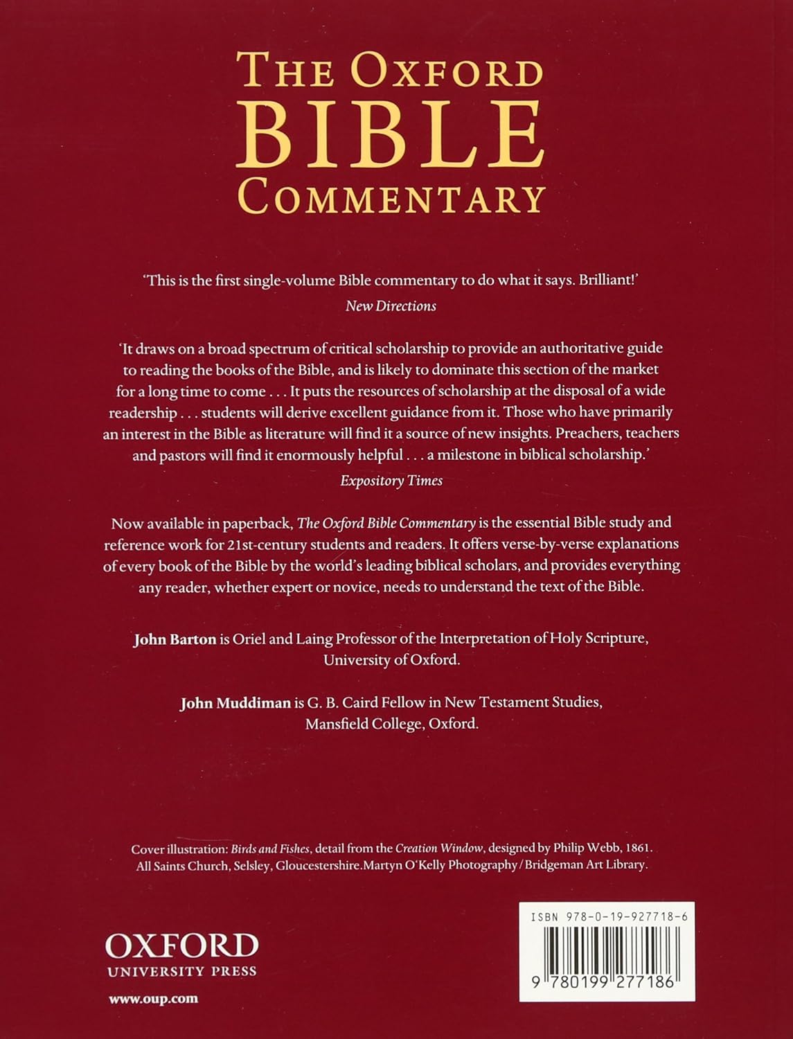 The Oxford Bible Commentary