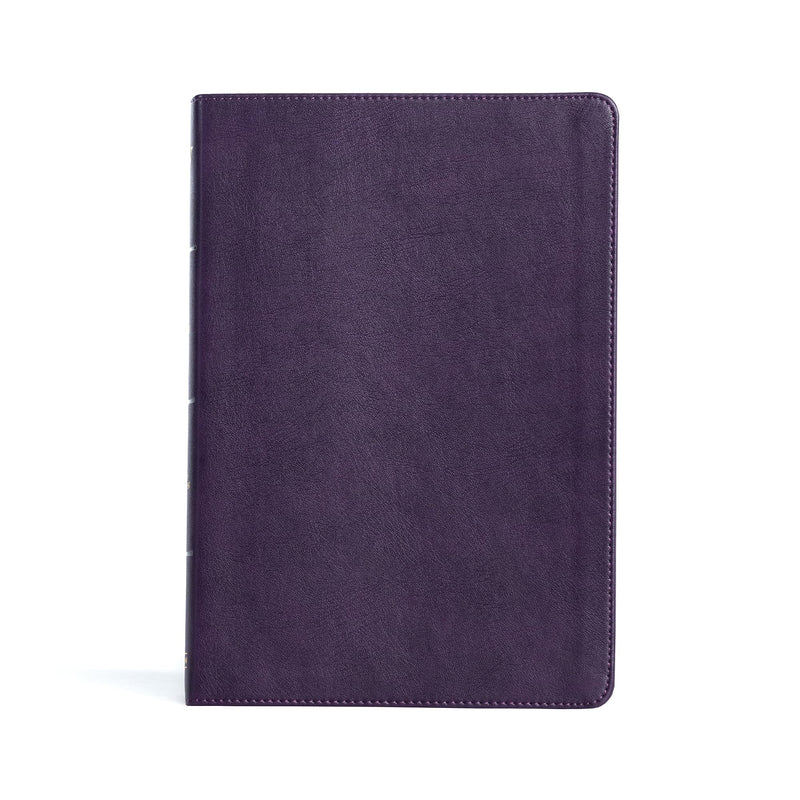 KJV Large Print Thinline Bible, Plum LeatherTouch