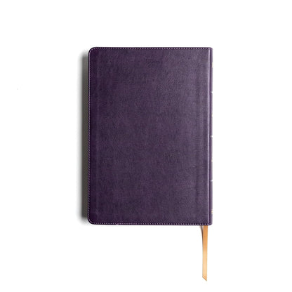 KJV Large Print Thinline Bible, Plum LeatherTouch