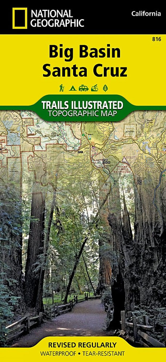 Big Basin, Santa Cruz Map