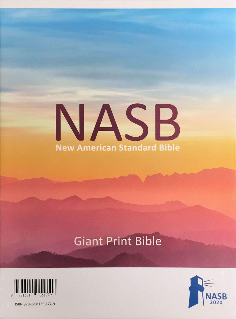 NASB 2020 Giant Print Text Bible, Hardcover