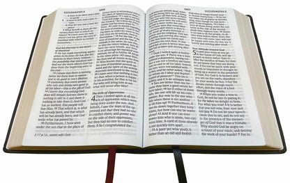 NASB 2020 Giant Print Text Bible, Black Genuine Leather